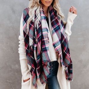 🌸Azalea🌸 Tartan Plaid Blanket Scarf